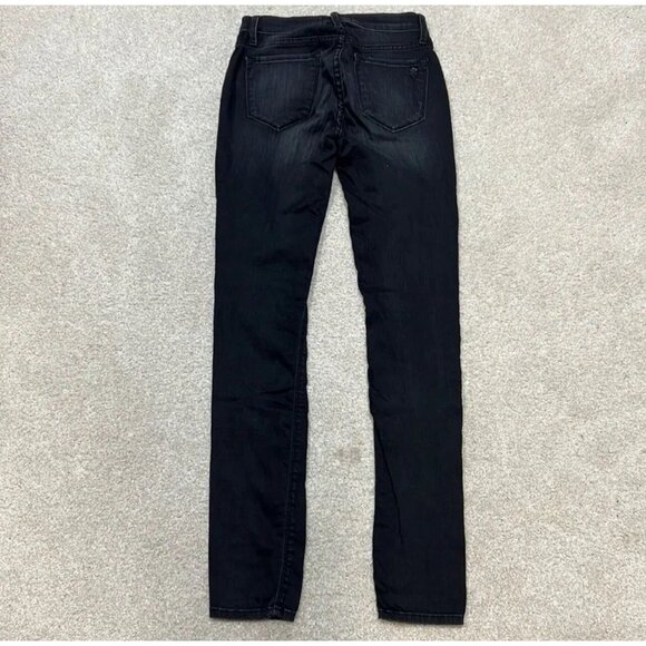 Black Orchid Jeans Black Skinny Distressed Pockets Women’s Size 25 - Picture 12 of 12